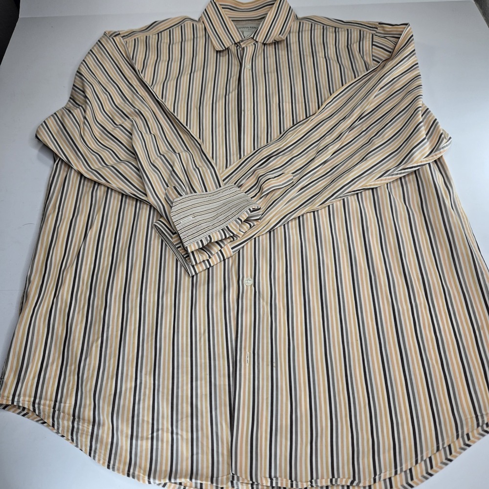 Banana Republic Factory Men's Tailored Fit Long Sleeve Shirt Large.  A11